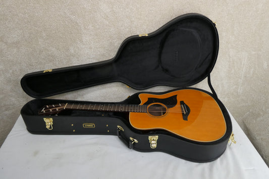 Yamaha A5R-VN Dreadnought with Electronics 2010s - Vintage Natural