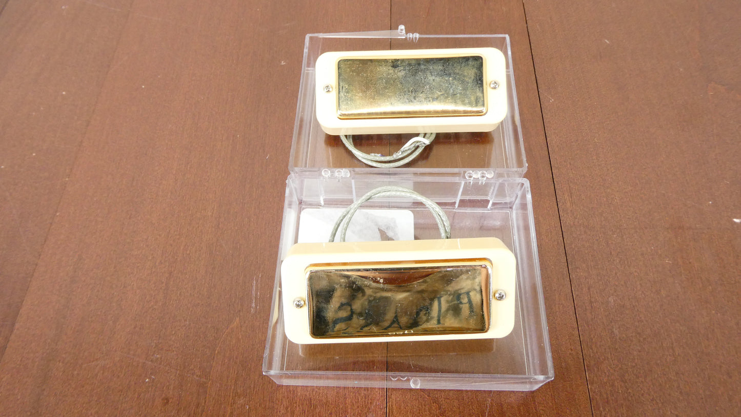 Rio Grande Baby Texas and Baby BBQ Mini Humbuckers Gold Finish Made in Texas