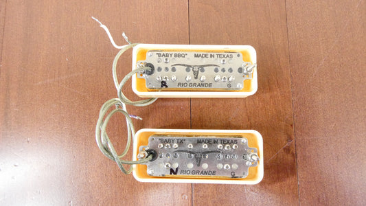 Rio Grande Baby Texas and Baby BBQ Mini Humbuckers Gold Finish Made in Texas