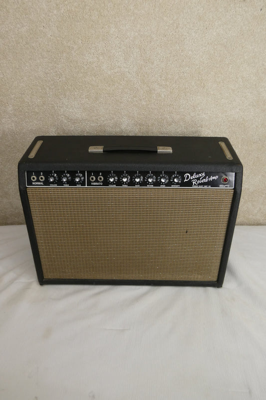 Fender DELUXE REVERB 1964 w/Cover and Original Speaker #A01848