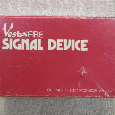 Vesta Fire Stereo Phase Signal Device 1970's Black