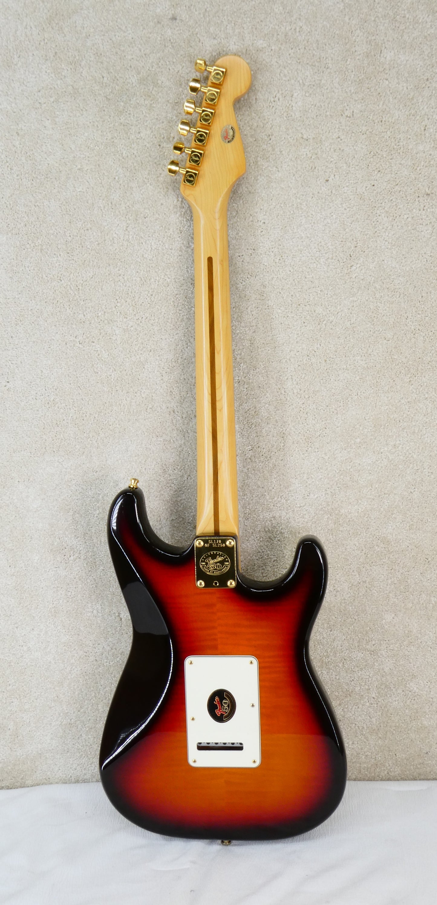 Fender 50th Anniversary Stratocaster one of 250 LEFTHANDED Ever Made 1996 - Sunburst