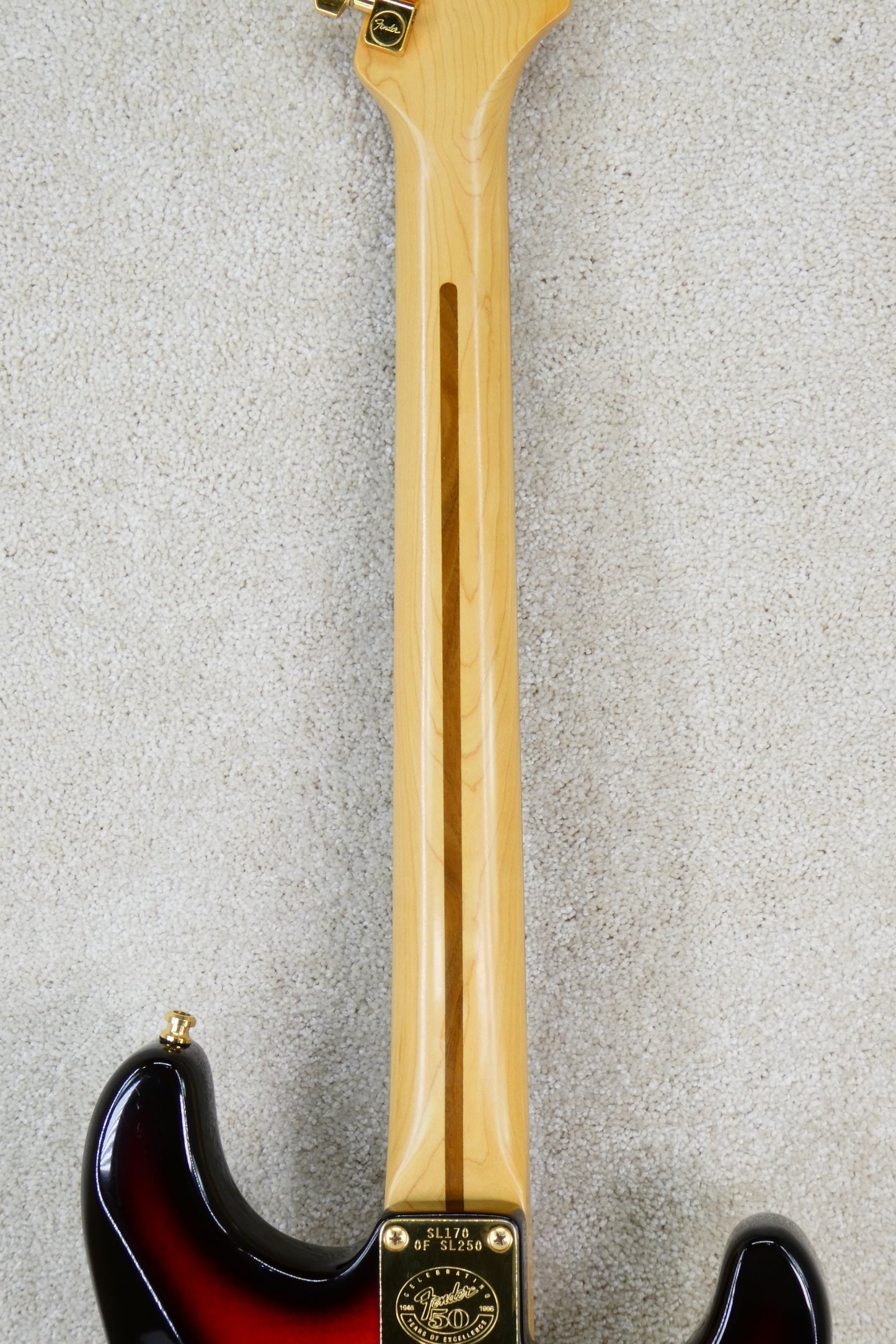 Fender 50th Anniversary Stratocaster one of 250 LEFTHANDED Ever Made 1996 - Sunburst