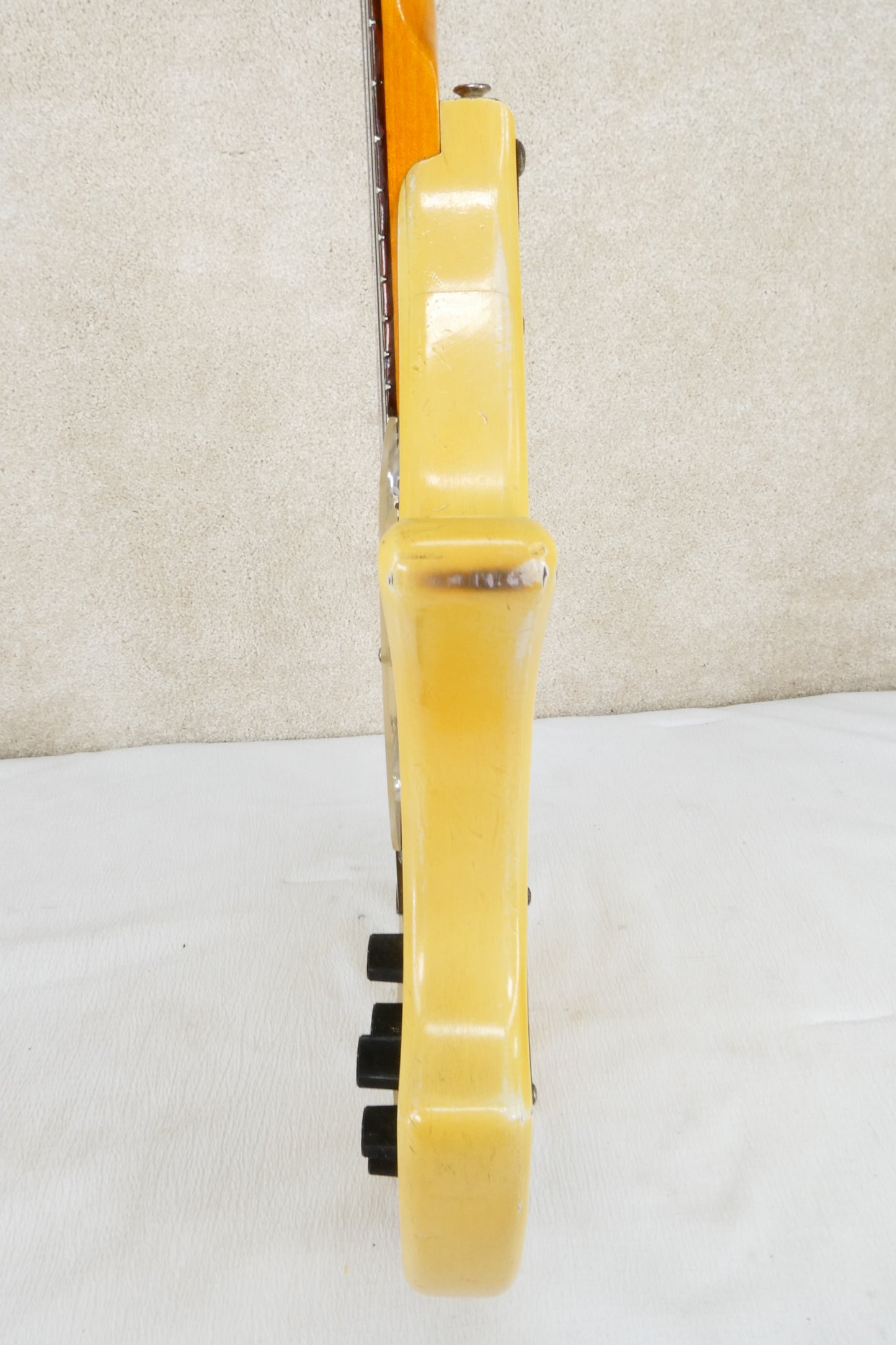 Coral Sitar Refinished to Mellow Yellow W/OHSC