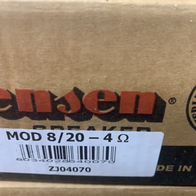 Jensen Mod 8/20 4 OHM NOS Speakers For Champ Amps 2000's -