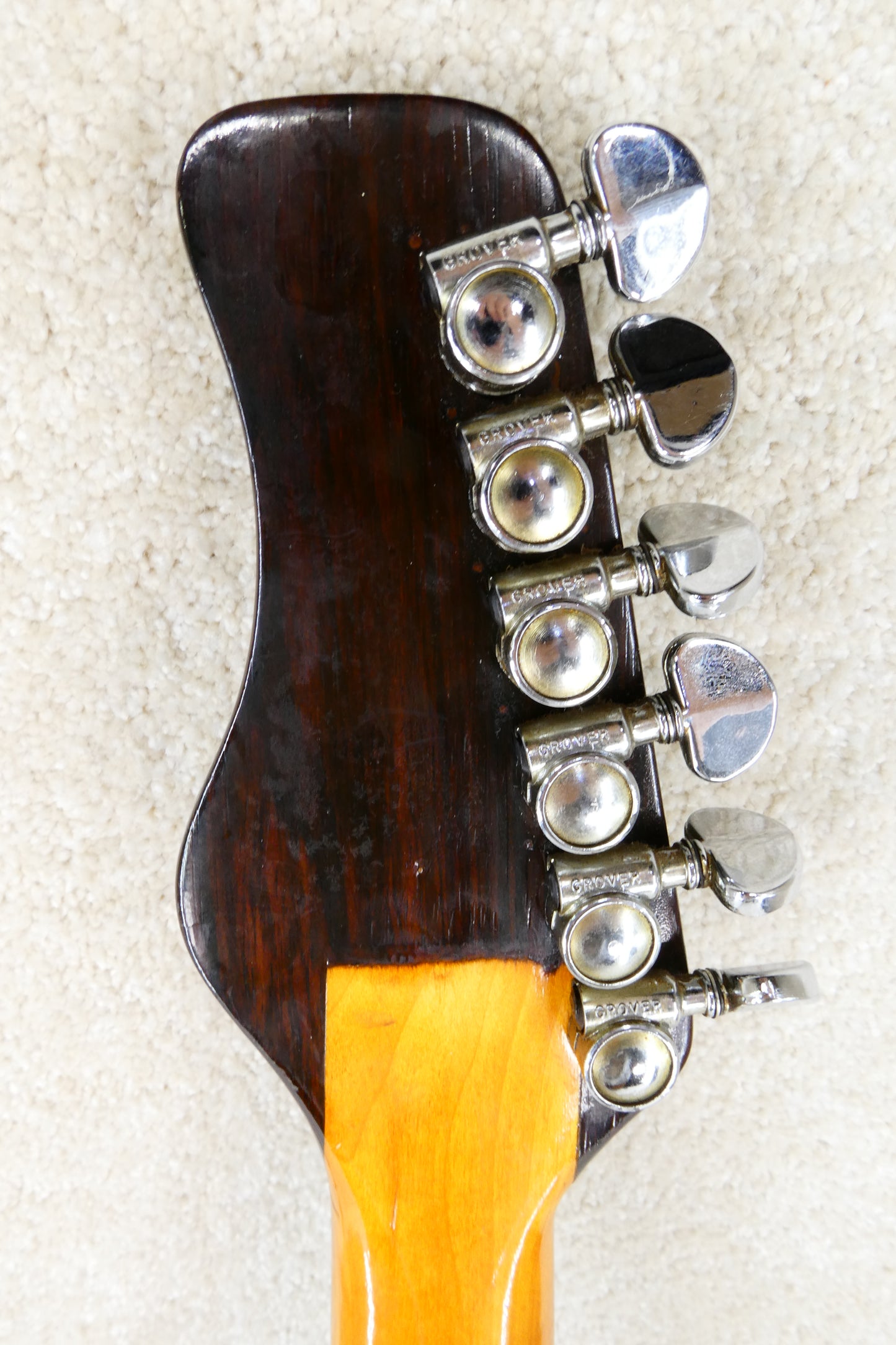 Coral Sitar Refinished to Mellow Yellow W/OHSC