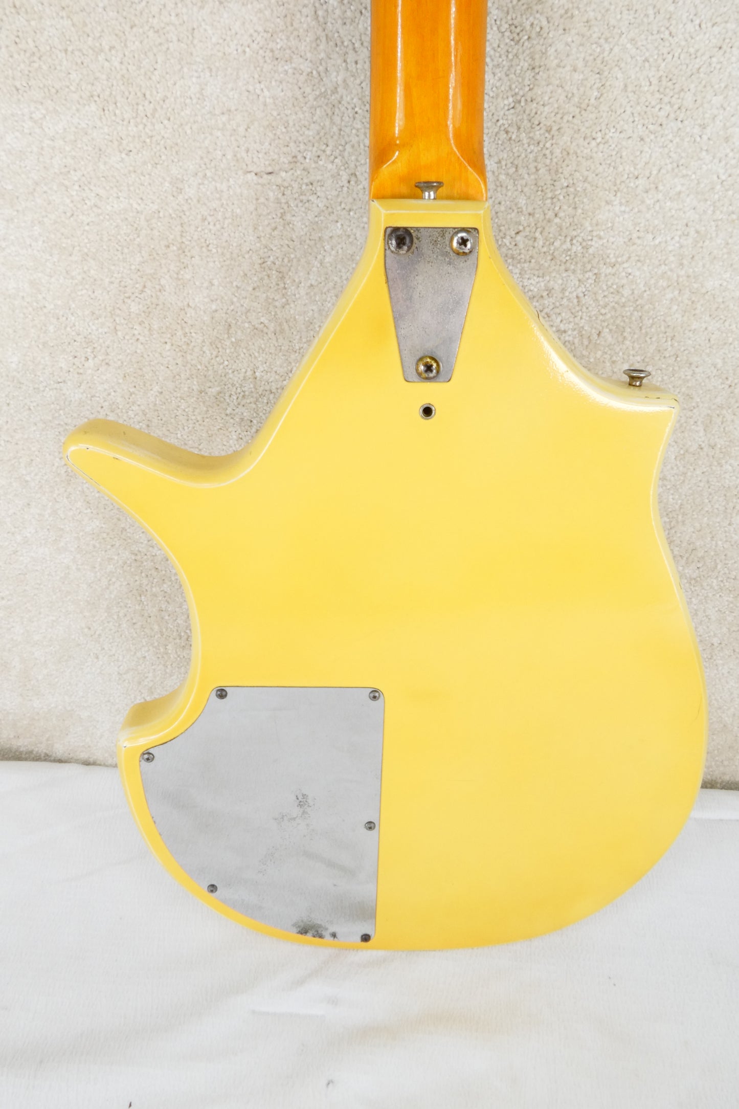 Coral Sitar Refinished to Mellow Yellow W/OHSC