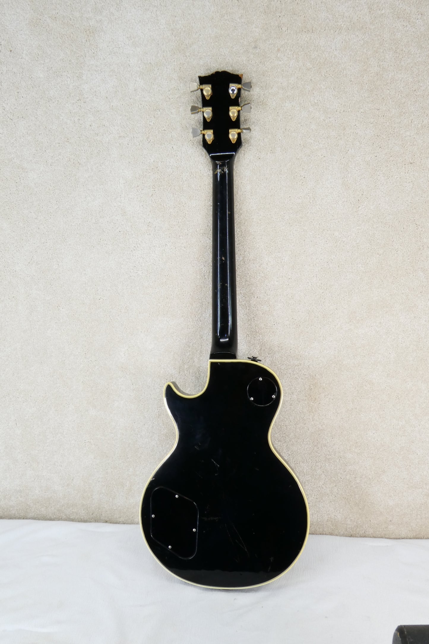 Gibson Les Paul Custom Ebony Black W/Lollar Imperial pickups OHSC