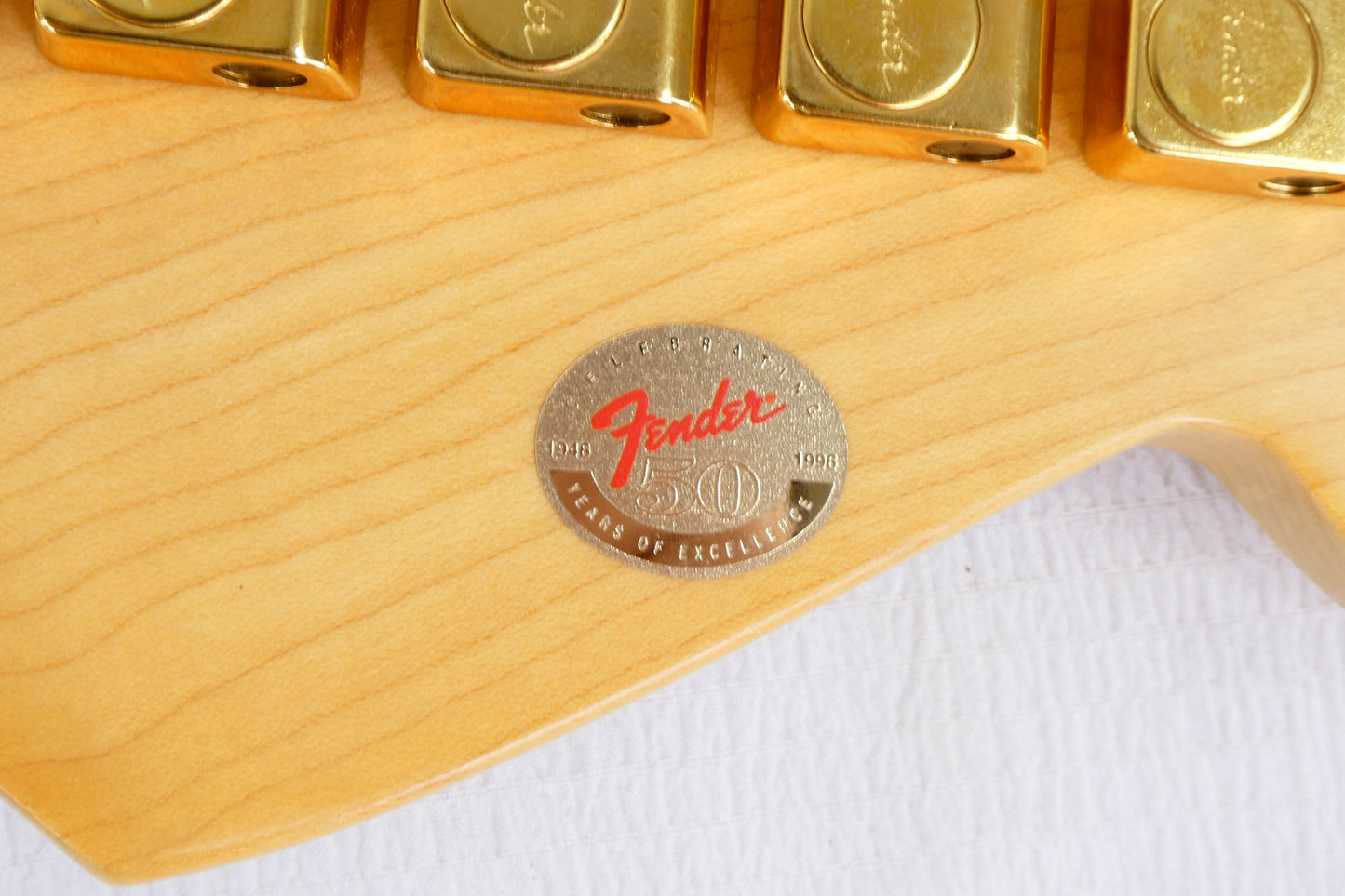 Fender 50th Anniversary Stratocaster one of 250 LEFTHANDED Ever Made 1996 - Sunburst