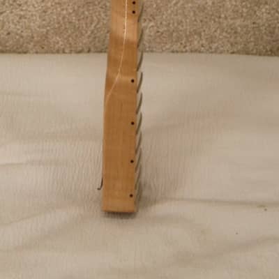 Unknown S Style Flame Maple guitar neck - Clear