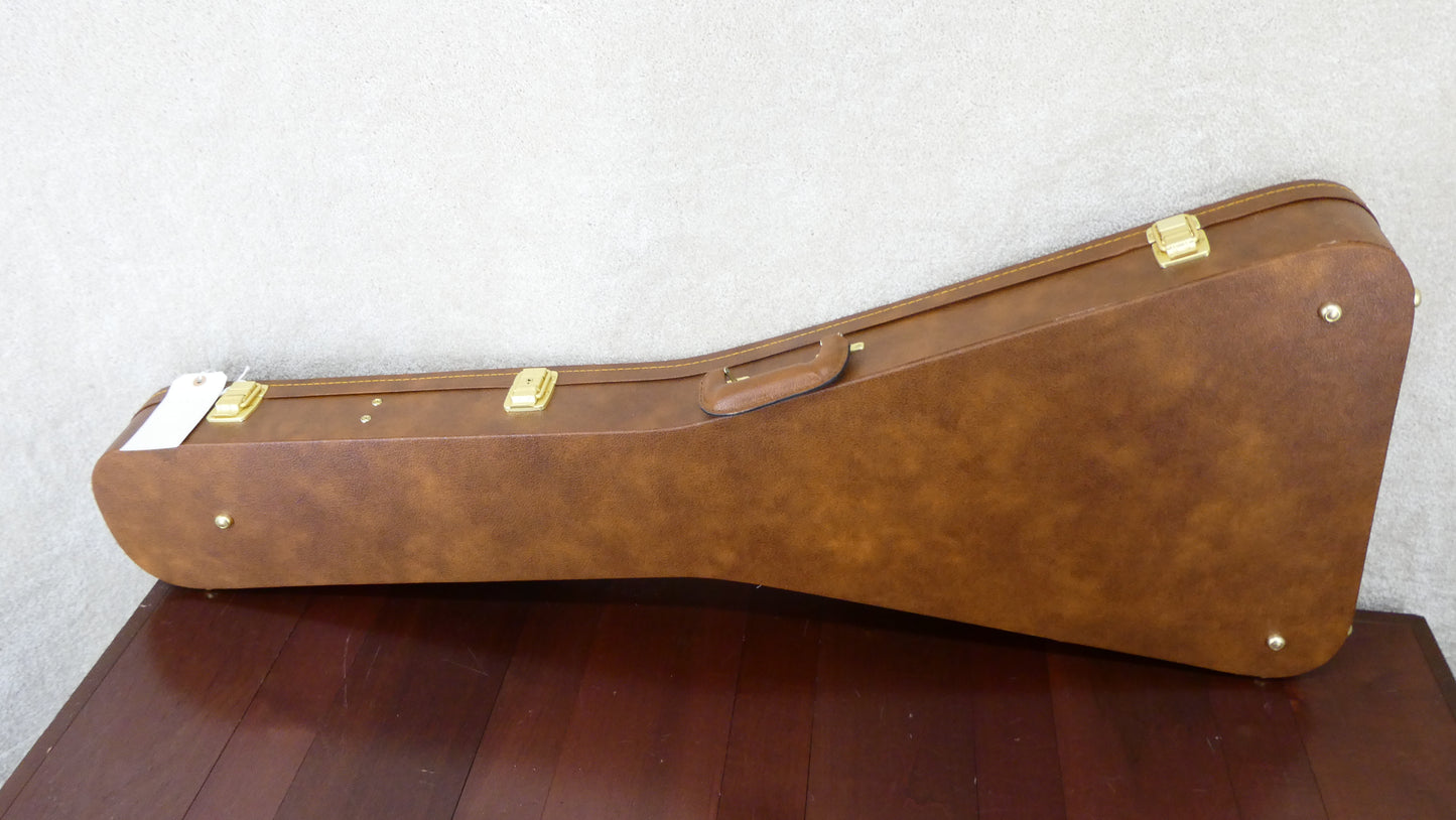 Gibson Flying-V Case Brown Very Lightly Used Looks New Never Gigged !