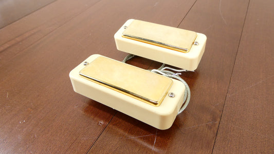 Rio Grande Baby Texas and Baby BBQ Mini Humbuckers Gold Finish  Made in Texas