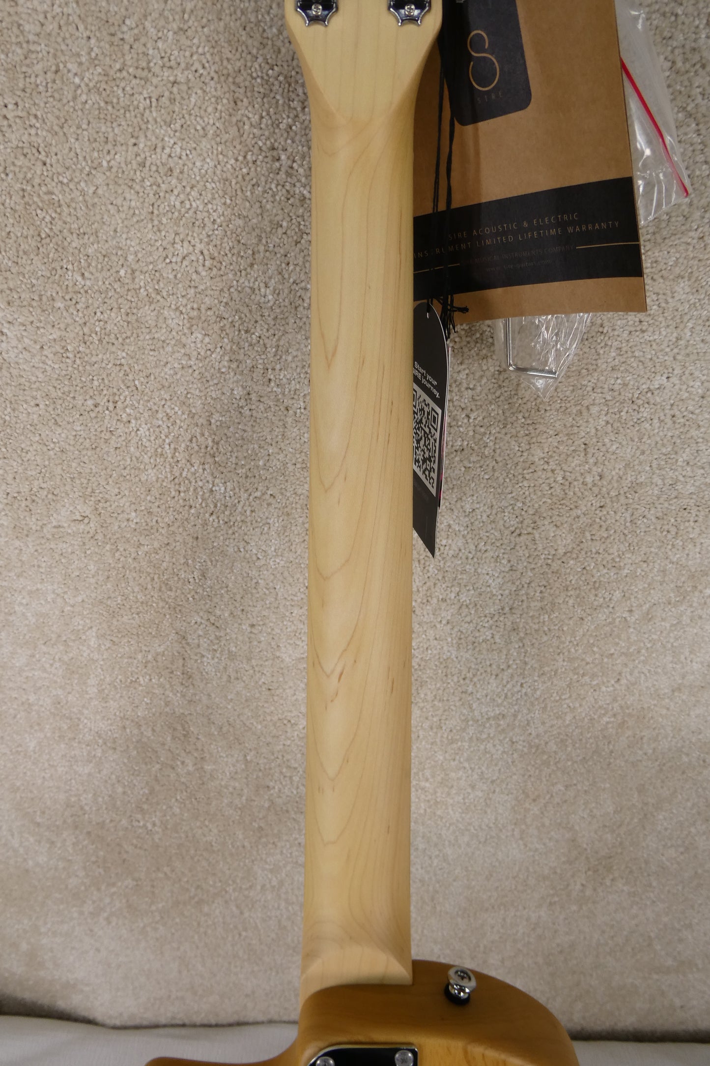 Sire Larry Carlton L5 Electric Guitar, Natural Satin