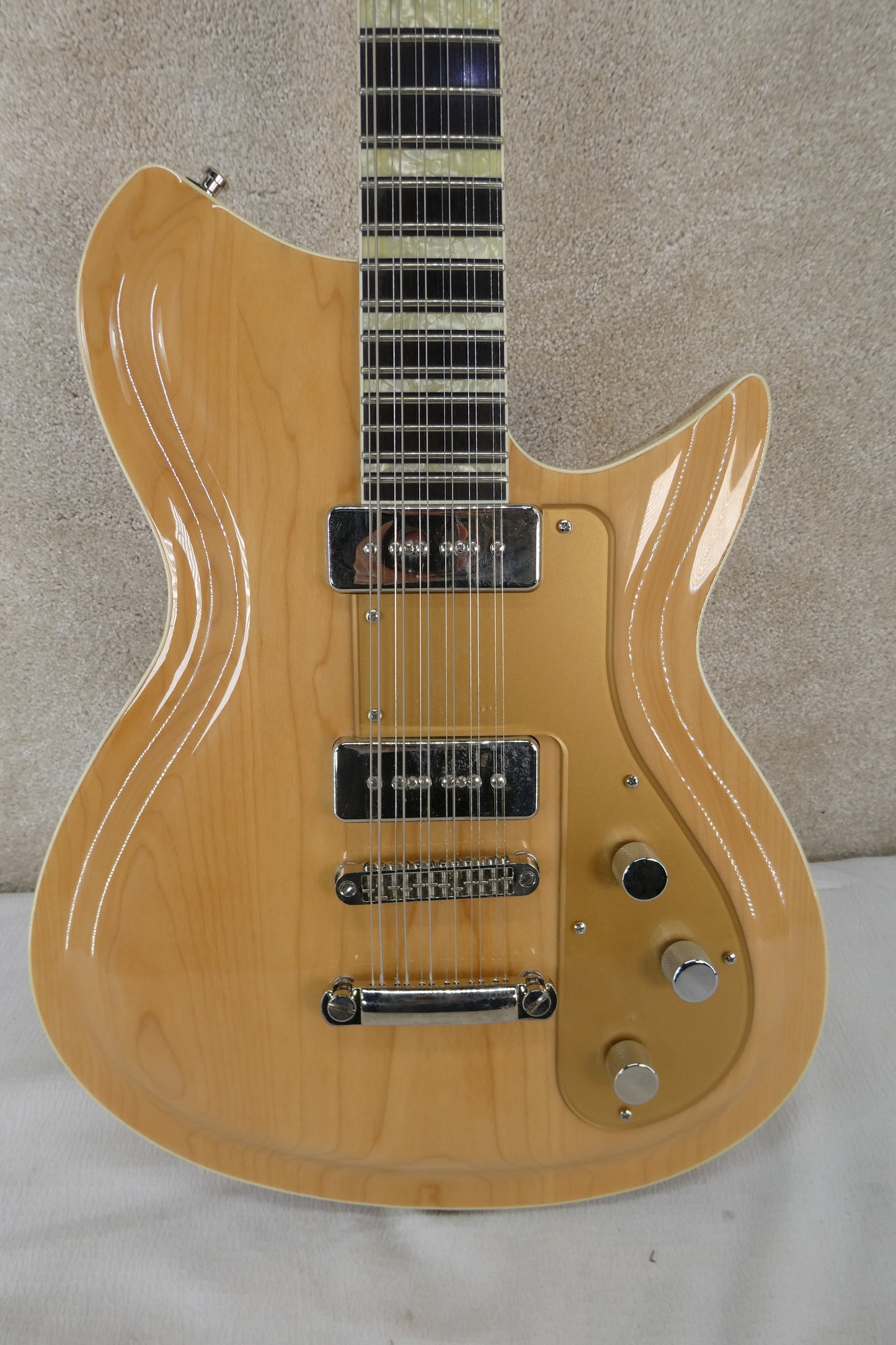 Rivolta Combinata 12 String - Blonde with Gig bag Modified