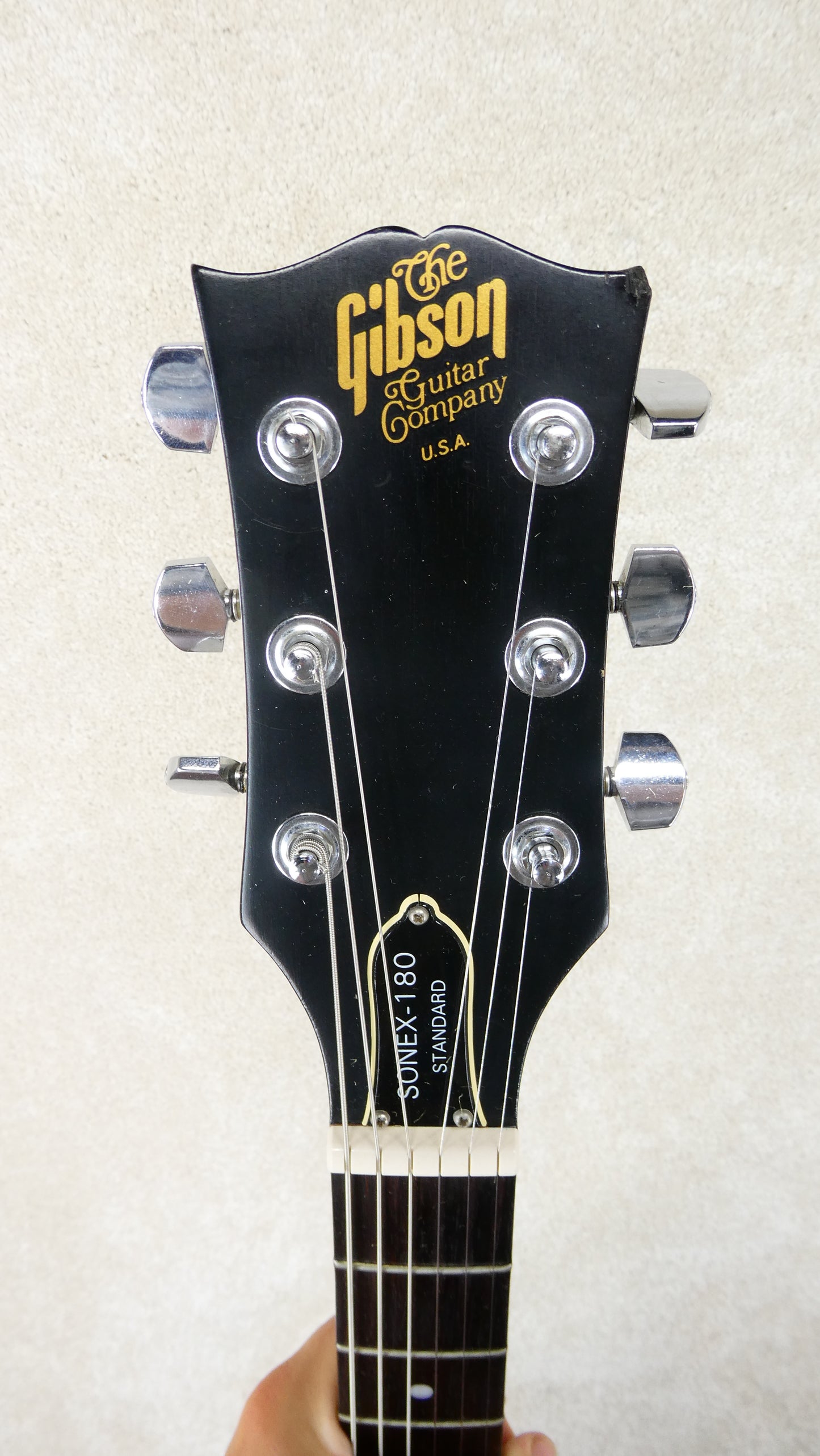 Gibson Sonex 180 Standard - Black Dirty Fingers Pickups #82670688 w/HSC USED