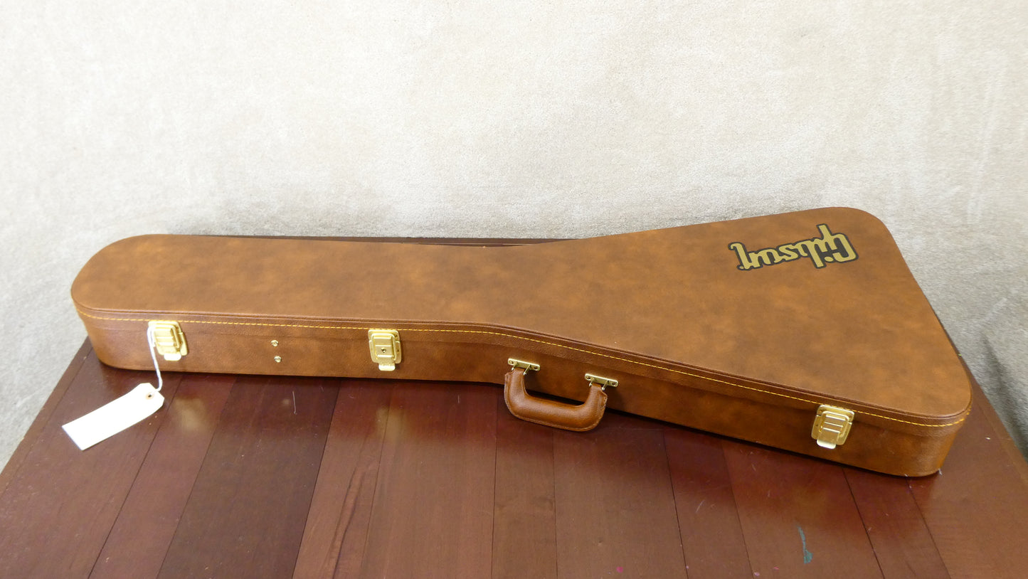 Gibson Flying-V Case Brown Very Lightly Used Looks New Never Gigged !