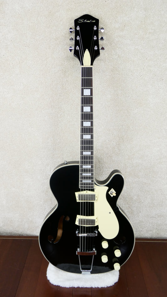 Silvertone 1446 1960s - Black #M25111129 NEW  With Trapeze Tailpiece