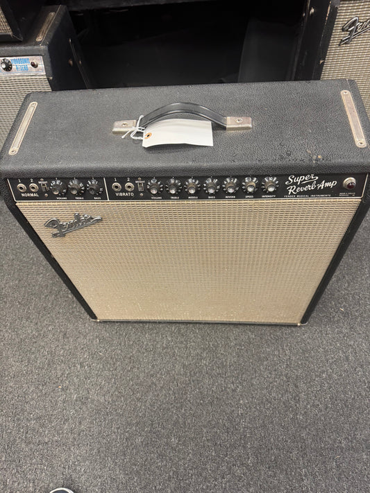 Fender  Super Reverb Amp  1966 - Black Tolex Black Face