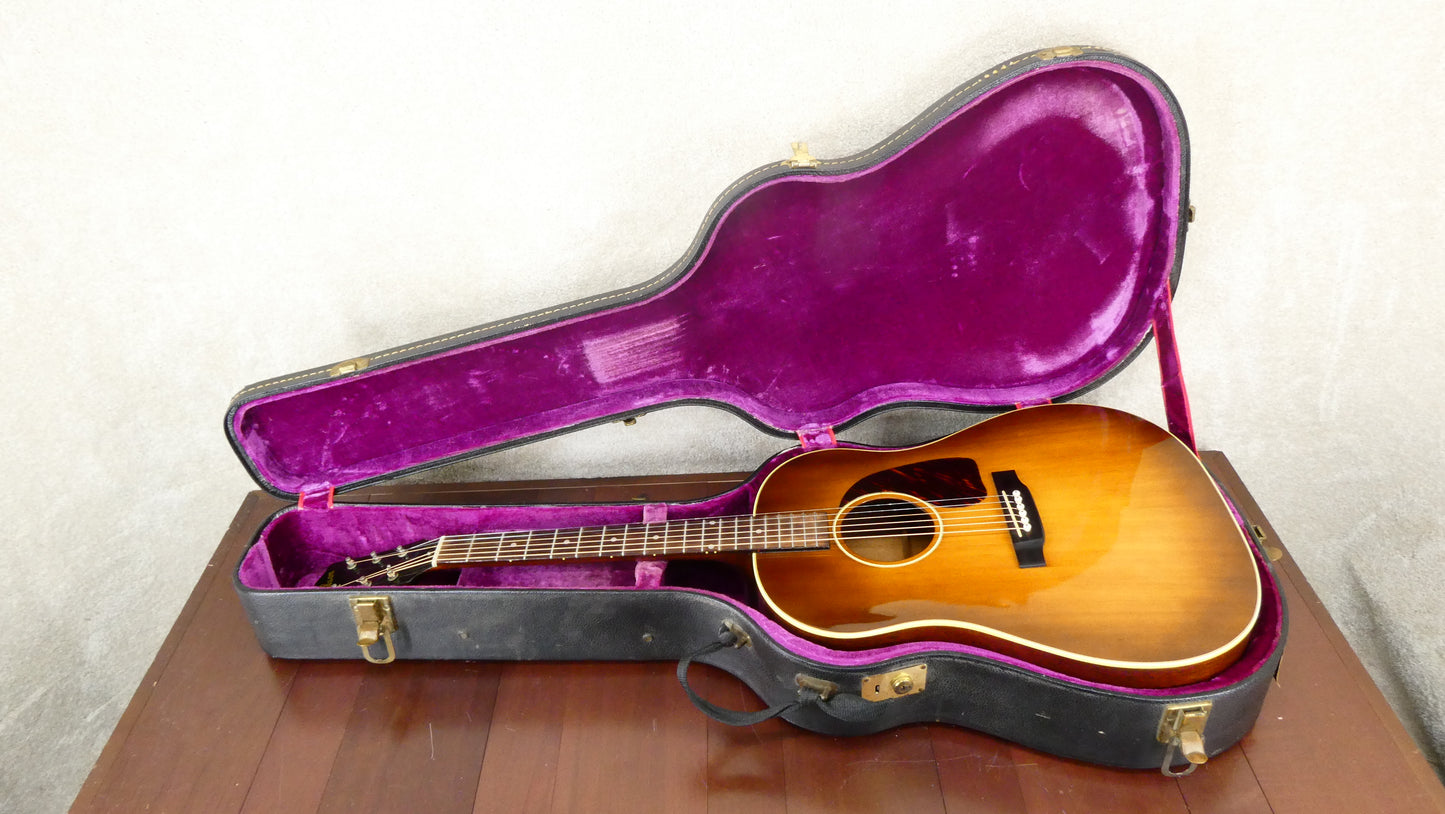 Gibson J 45 1951 - Sunburst w/Gibson HSC #6572 27 Refinished and re decaled
