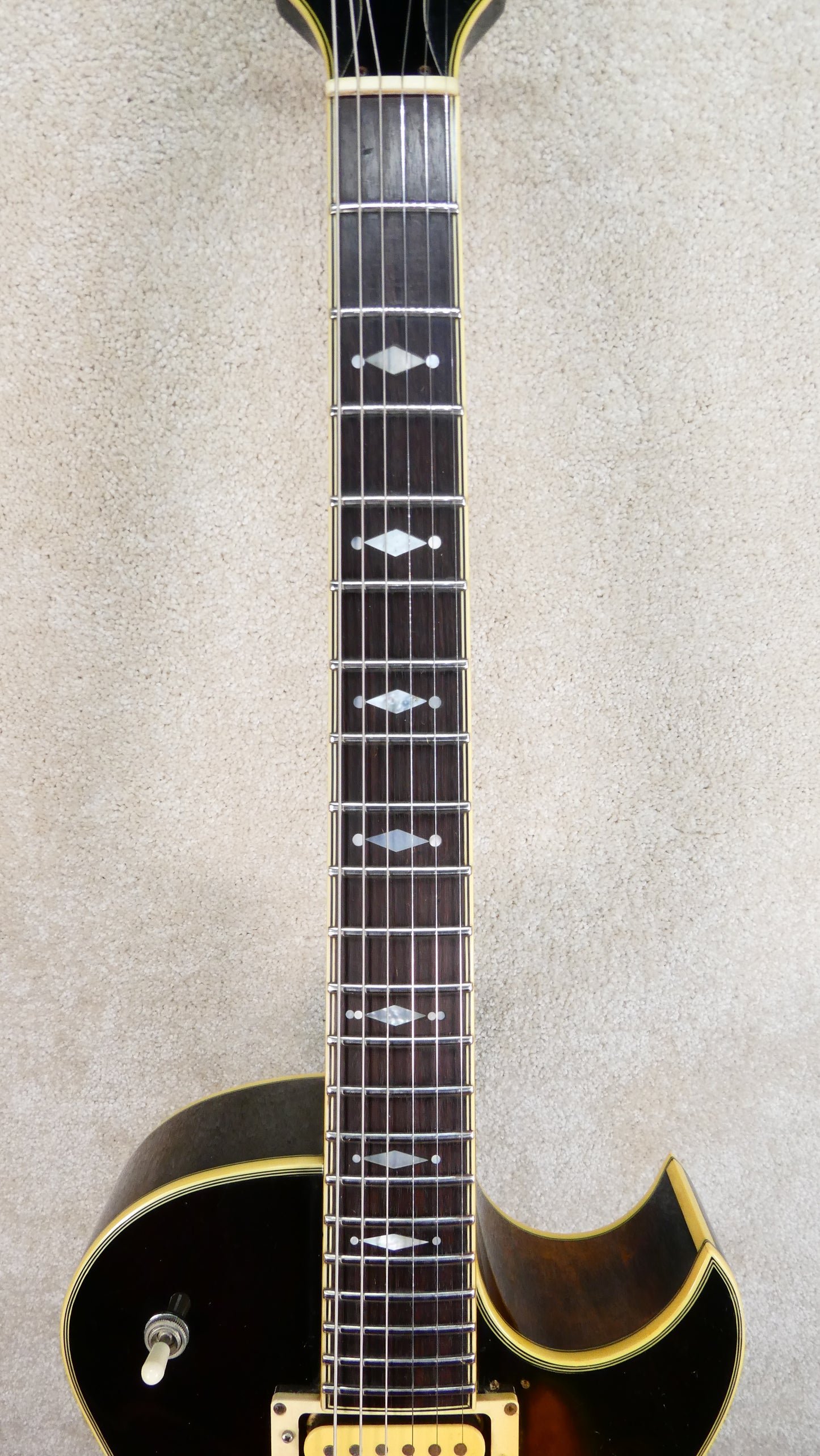 Brazos Guitars Daion 70's/80's #2261  Hollowbody w/Bigsby Tailpiece USED w/HSC