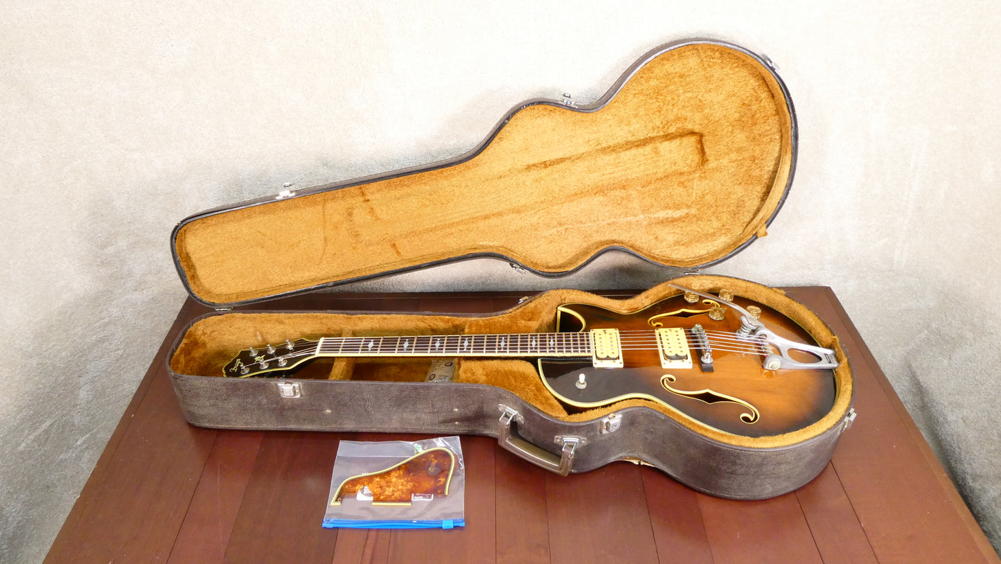 Brazos Guitars Daion 70's/80's #2261  Hollowbody w/Bigsby Tailpiece USED w/HSC