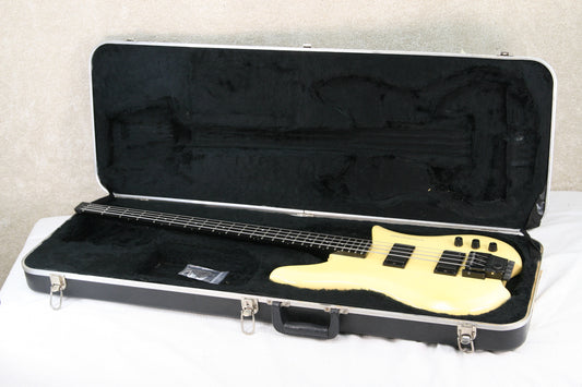 Steinberger XQ 2W  Q Bass 1990's  - White faded to light Yellow