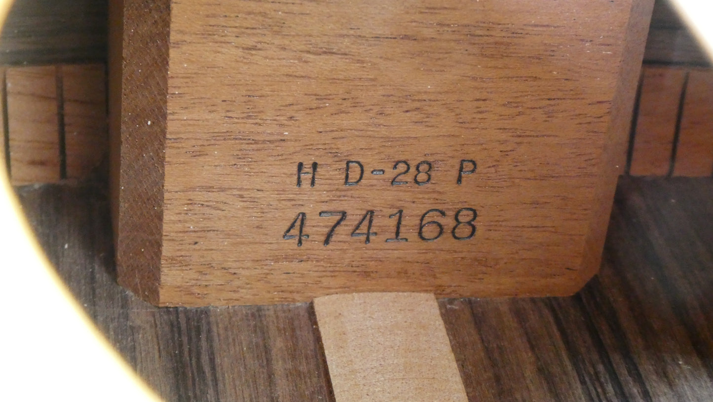 Martin HD-28P 1987 w/OHSC USED