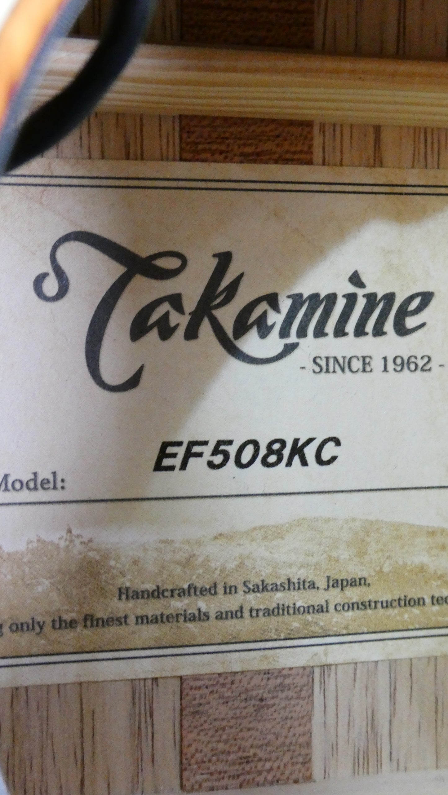 Takamine EF508KC 2024 USED w/GB