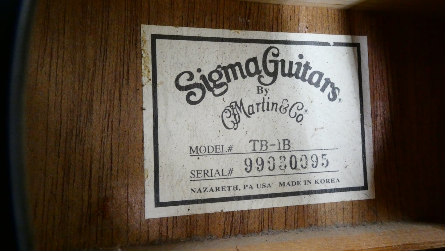 Sigma Martin TB-1B Black USED
