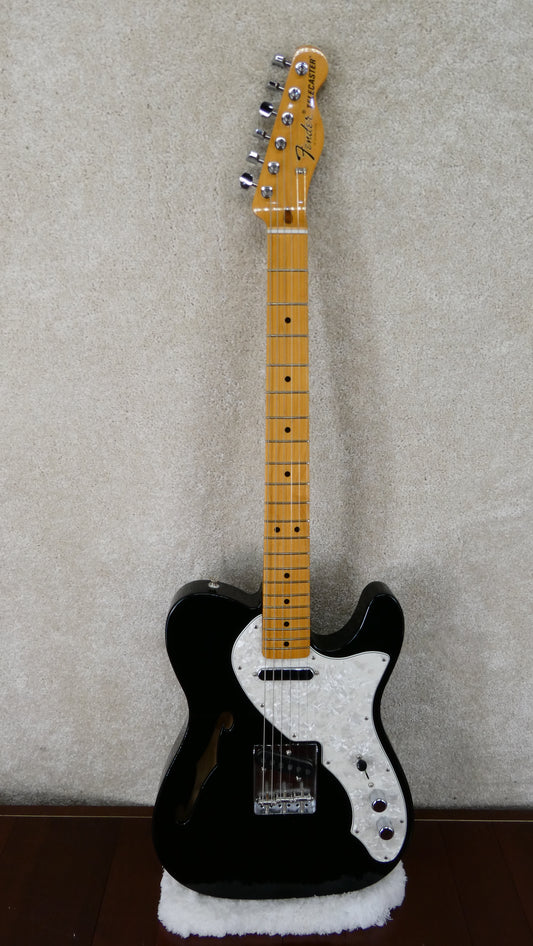 Fender Thinline Tele MIM Black NBNC #MX23040155 USED
