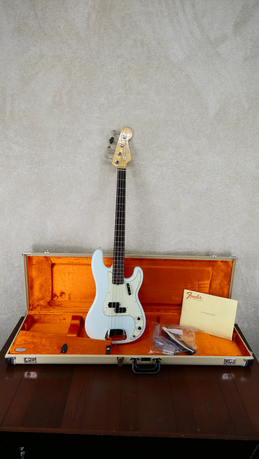 Fender Precision Bass '63 Reissue American Vintage 2013 Sonic Blue w/OHSC #V1312901 USED