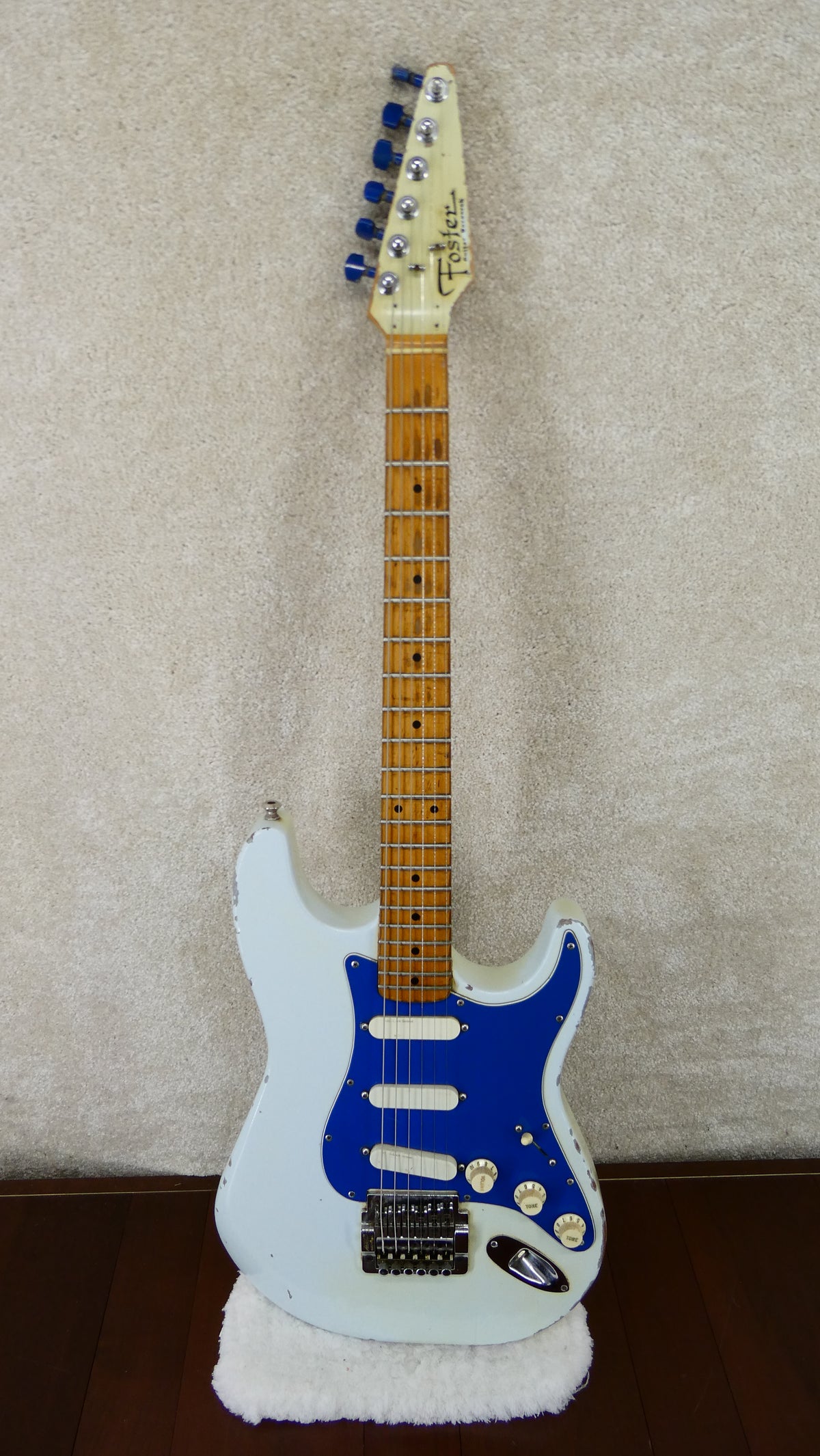 Foster S-Style Blue Partscaster Used