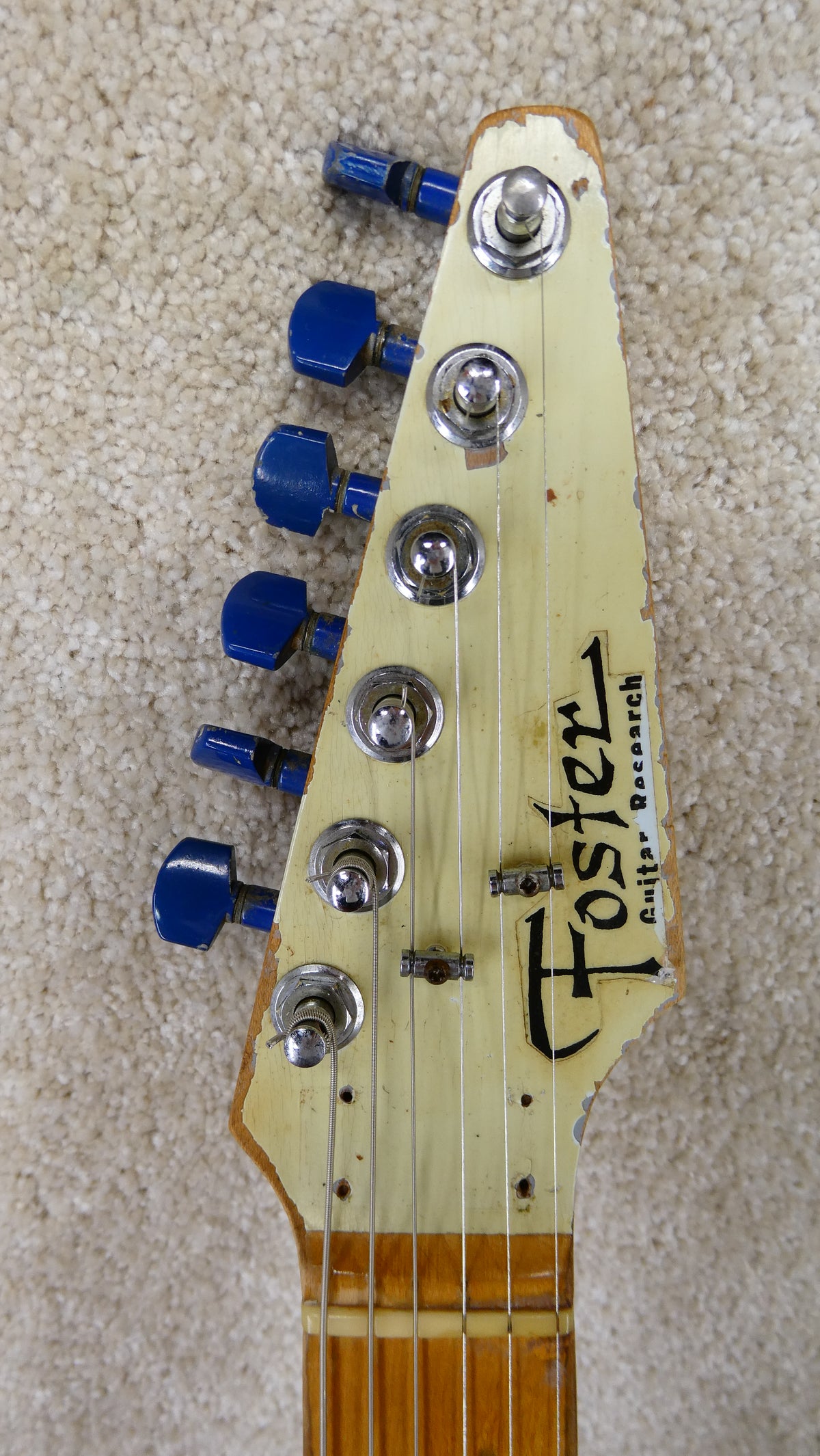 Foster S-Style Blue Partscaster Used