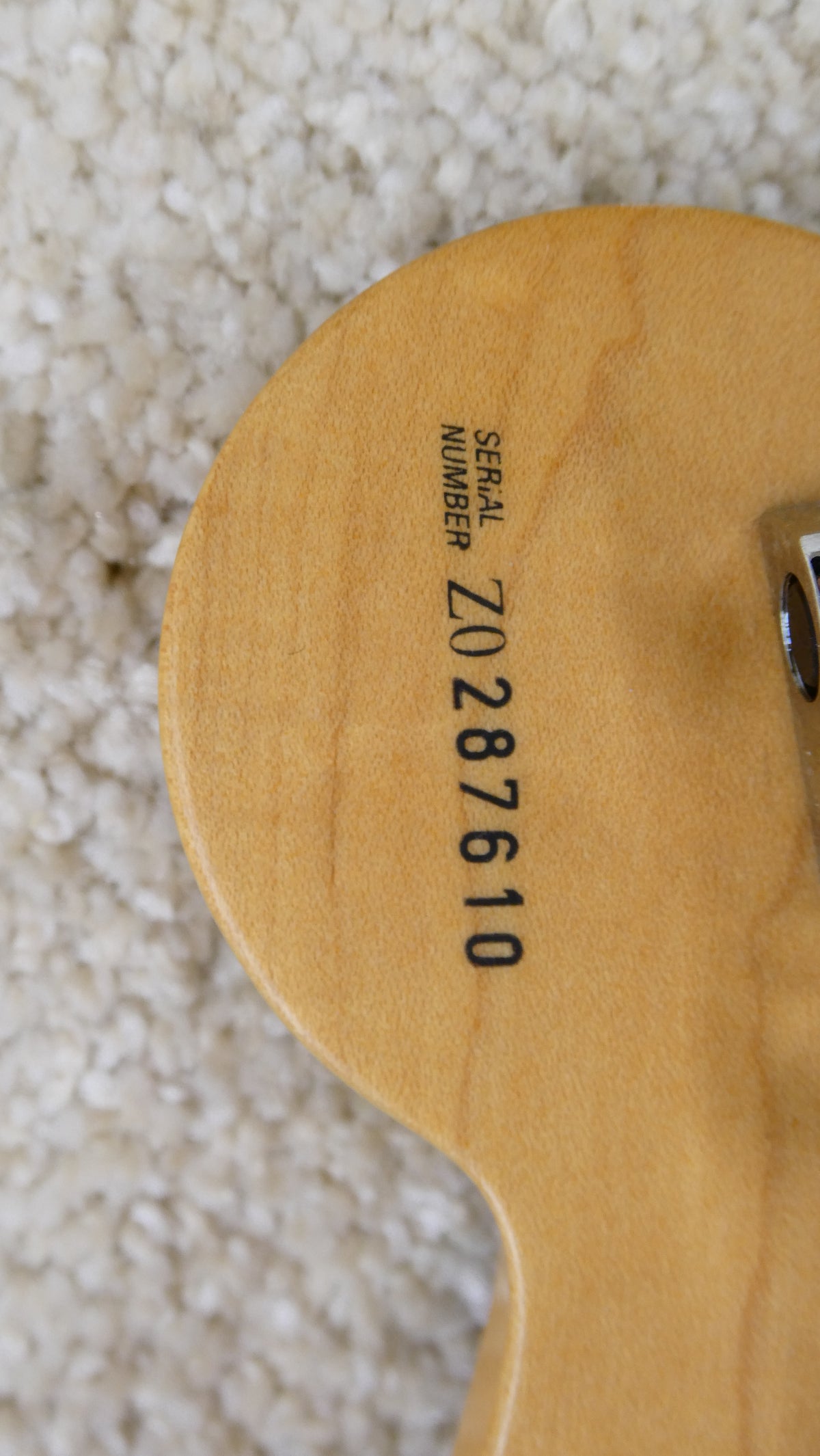 Fender Stratocaster USA Natural 2001 Used