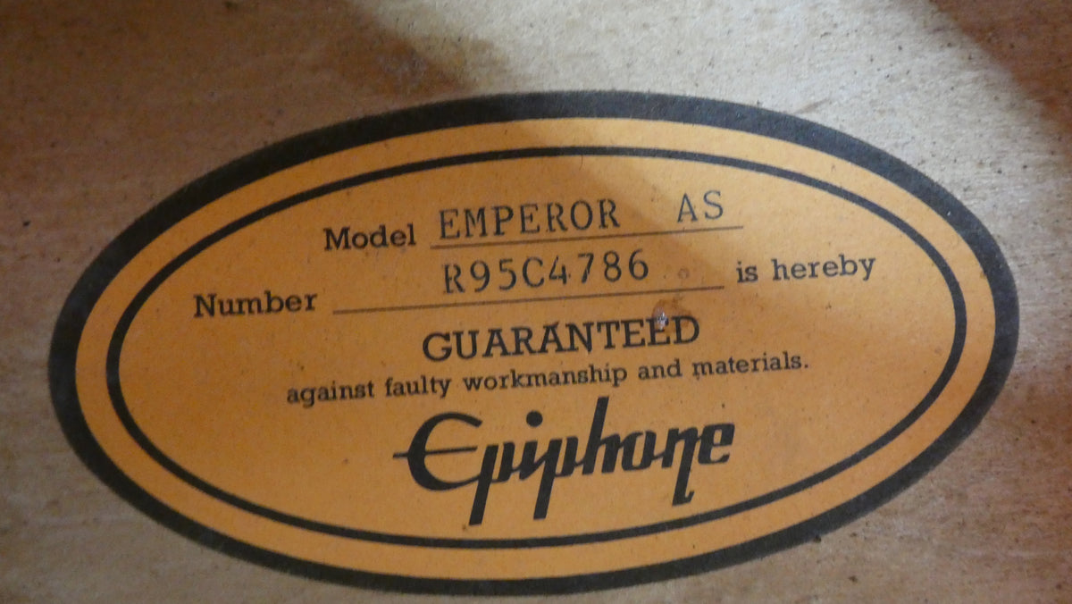 Epiphone Emperor 1995 Sunburst Used