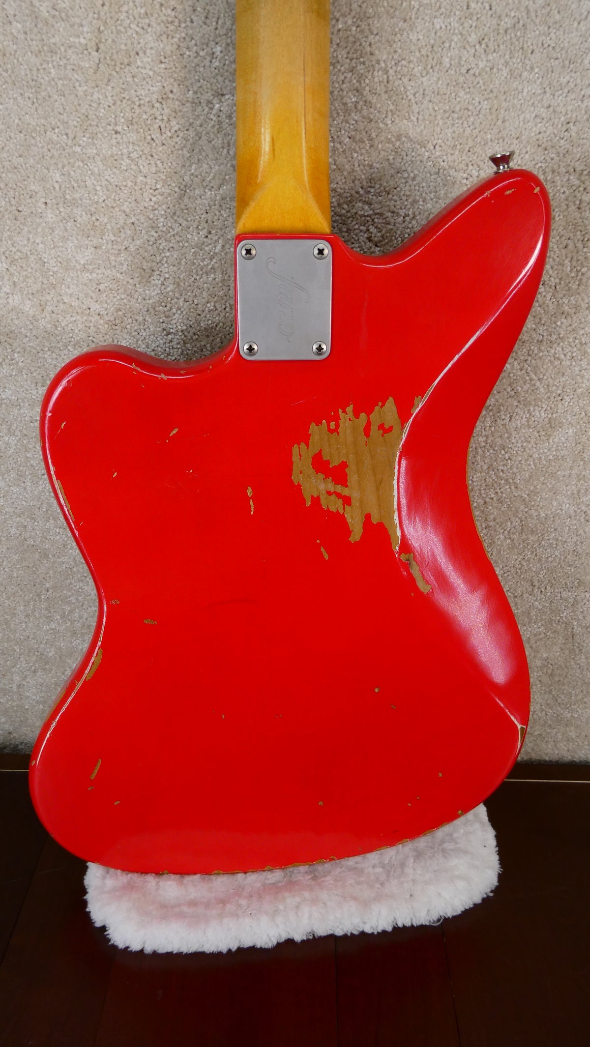 Fano Artifact JM-6 2006 'Fiesta Red' with Gig Bag Used