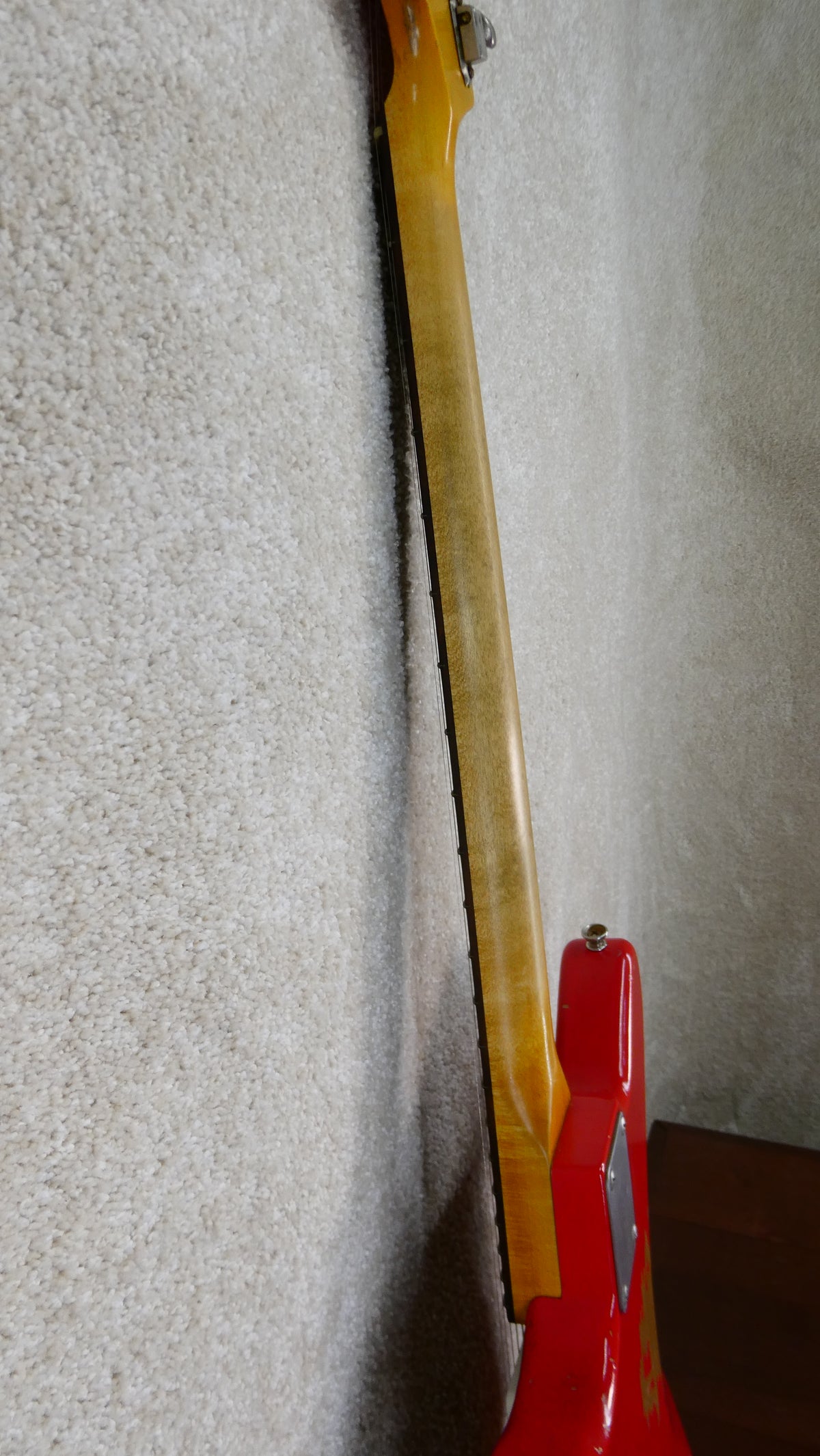 Fano Artifact JM-6 2006 'Fiesta Red' with Gig Bag Used