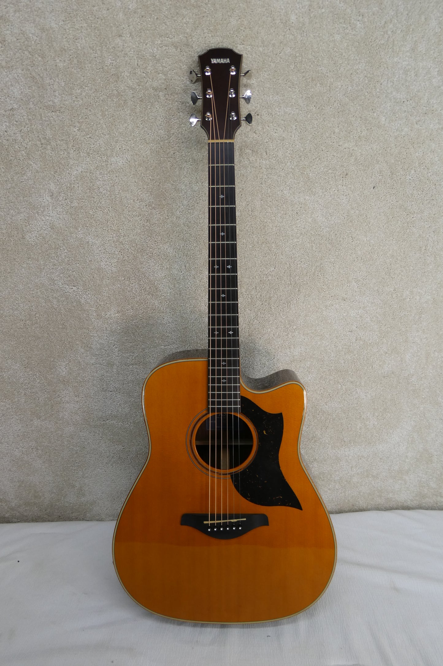 Yamaha A5R-VN Dreadnought with Electronics 2010s - Vintage Natural