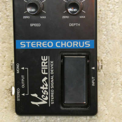 VestaFire Stereo Chorus  Signal Device 1970's  Black