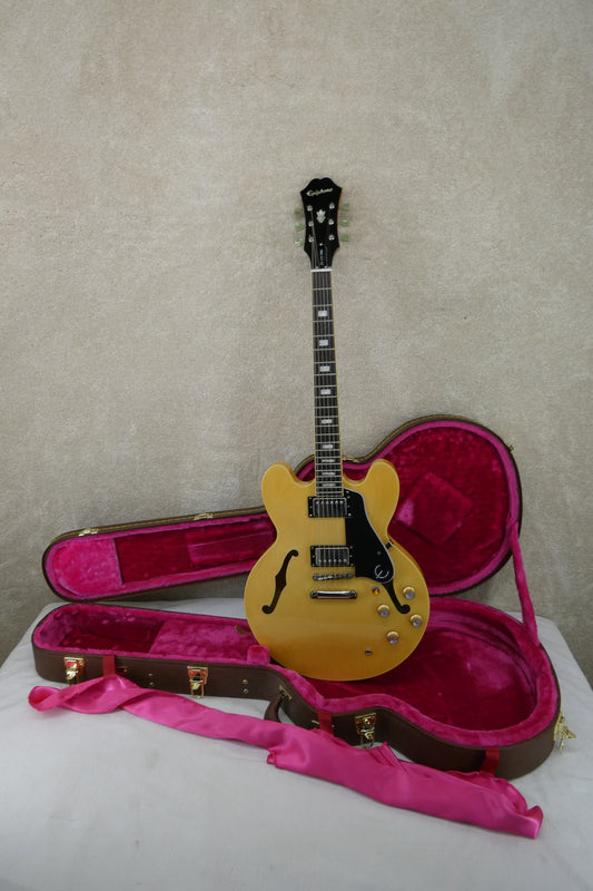 Epiphone 335 PRO in Natural 2013 with Gator Hardshell Case