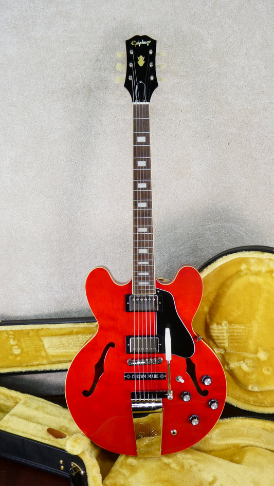 Epiphone Joe Bonamassa '62 ES-335 Sixties Cherry Red Custom Shop #22051510899 w/OHSC USED