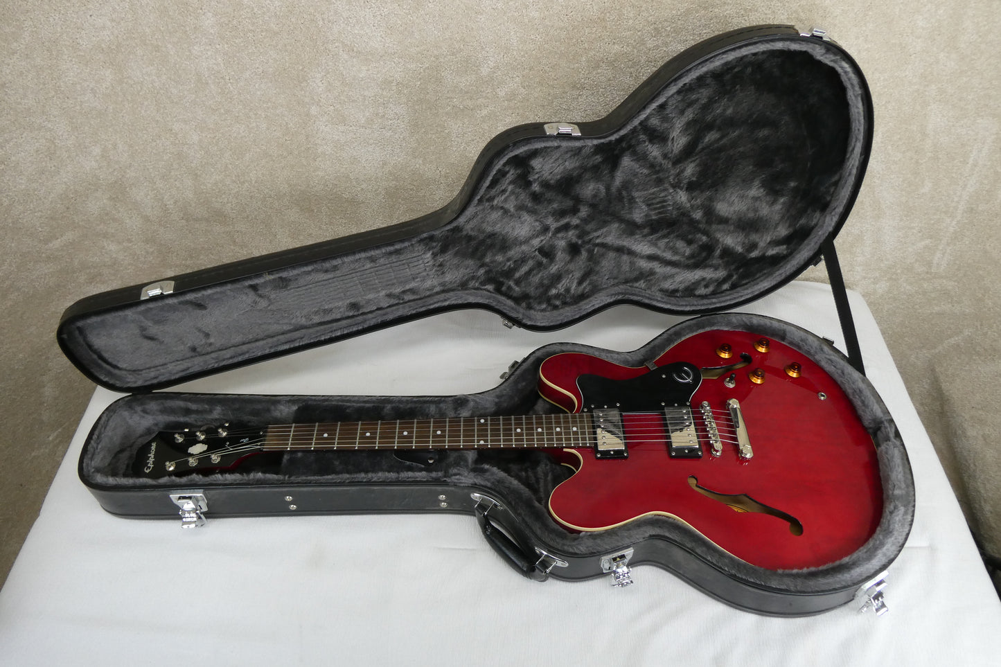 Epiphone 335 DOT RED w/OHSC #0909122120