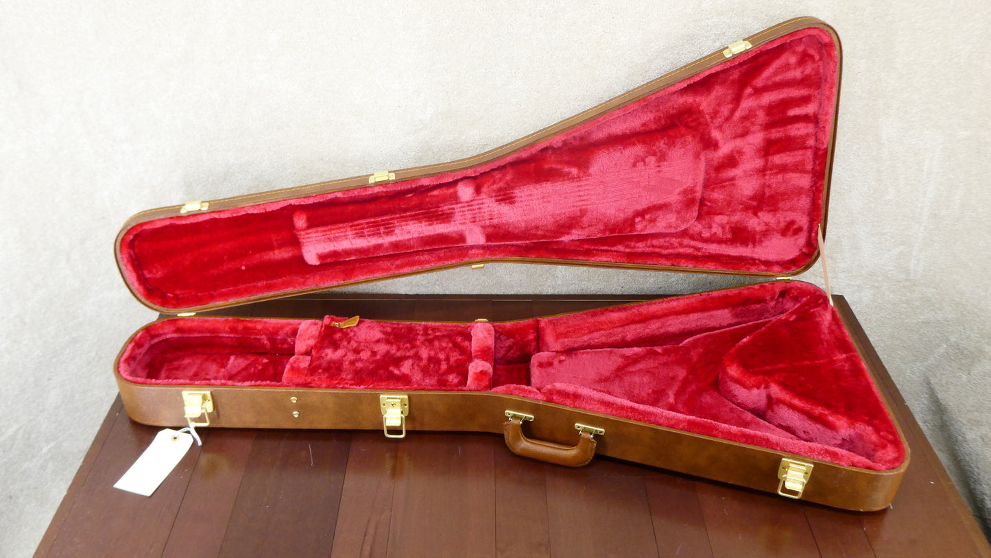 Gibson Flying-V Case Brown Very Lightly Used Looks New Never Gigged !