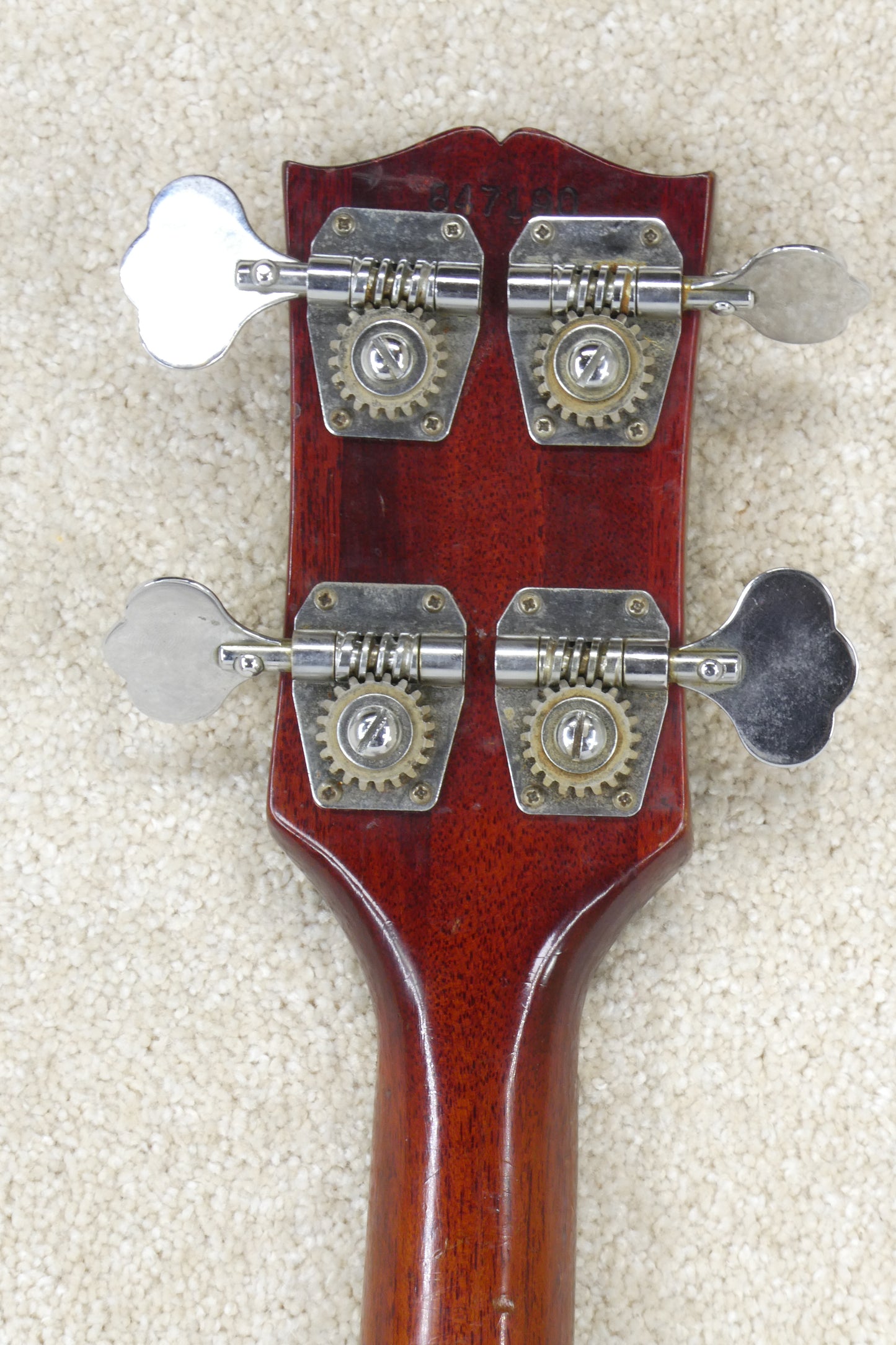 Gibson EB O 1969  Cherry Red W/ Newer Hardshell Case