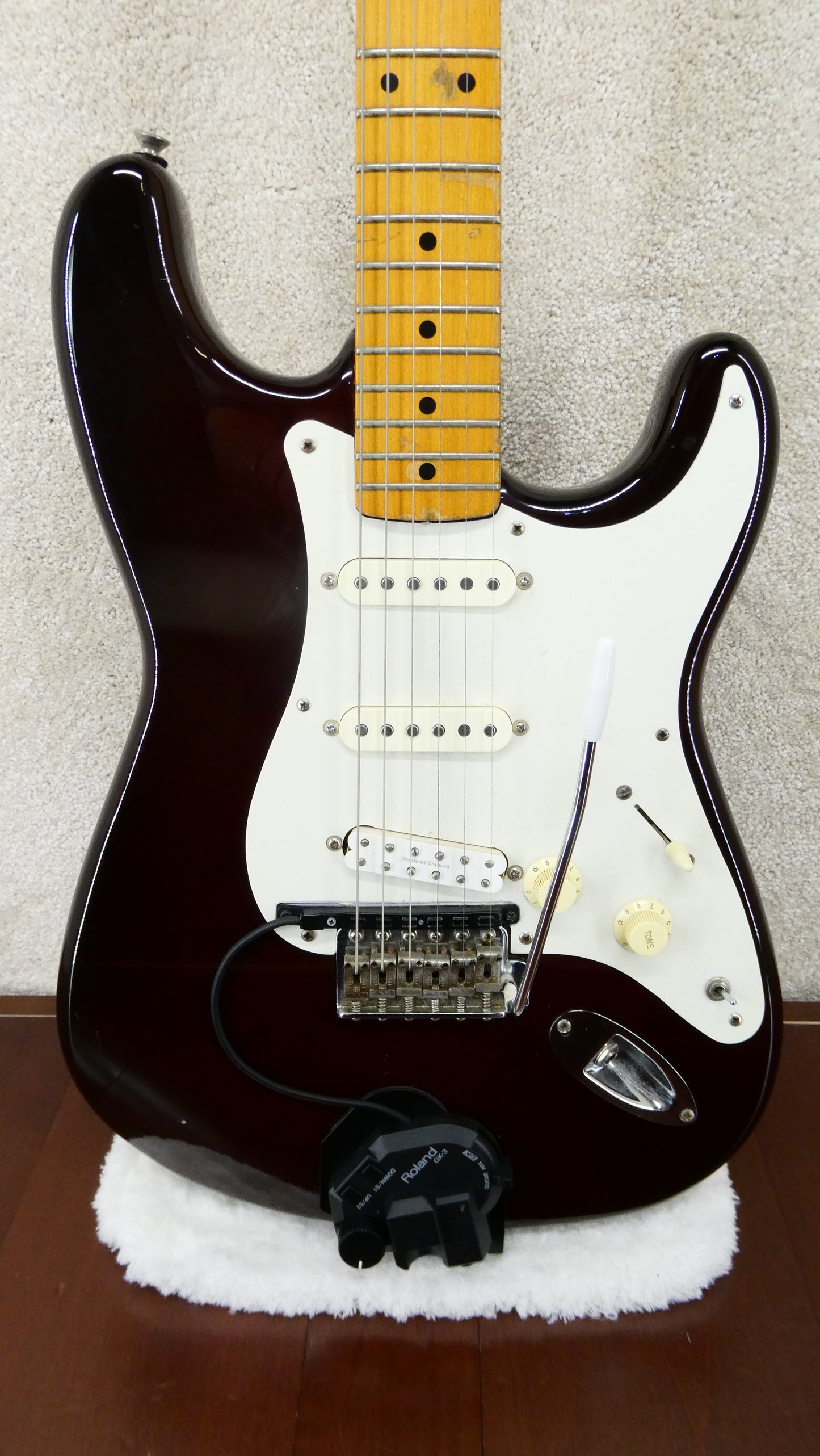 Fender Stratocaster 85/86 w/Roland GK3 MIJ #G037810 w/GB USED