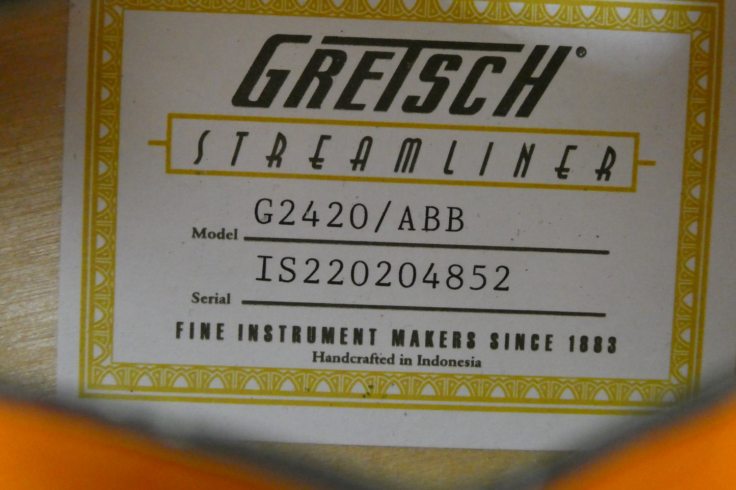 Gretsch Streamliner G2420/ABB - Sunburst