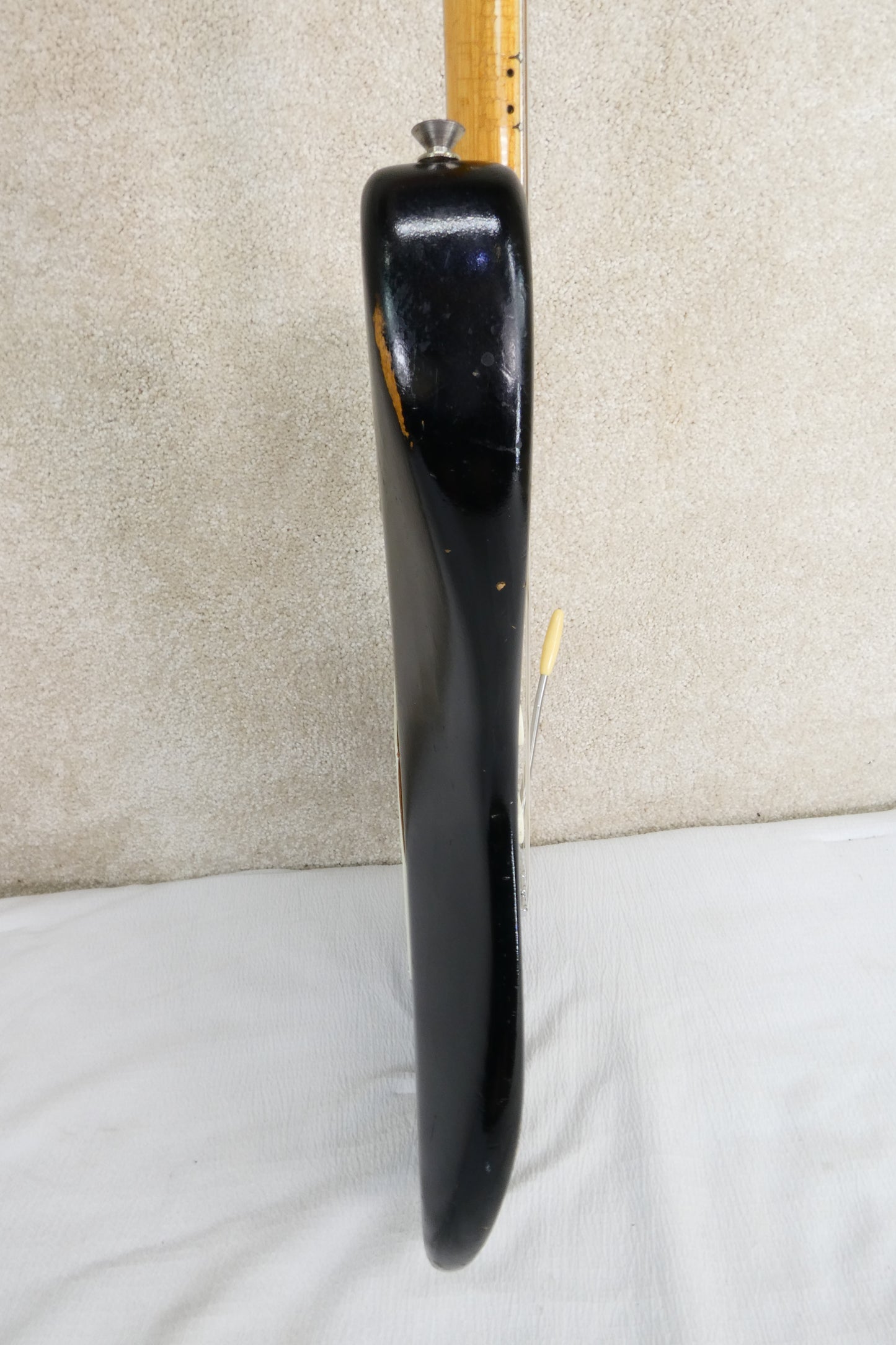 Fender  Stratocaster 1958 - Black Krylon  Newer Tweed Hardshell Case