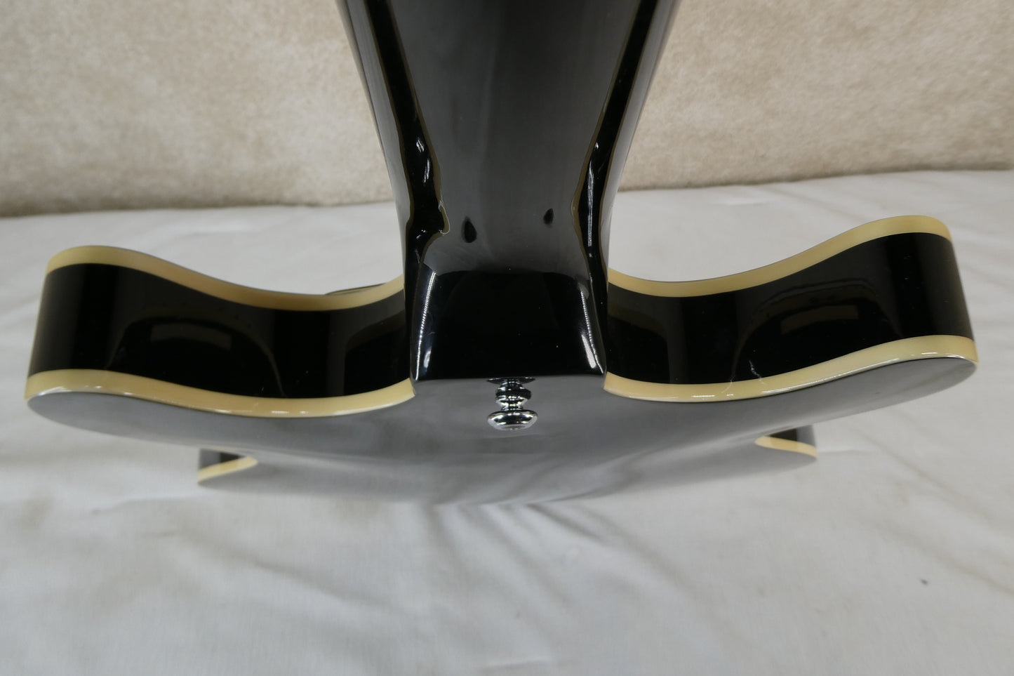 D'Angelico Premier DC Semi-Hollow Double Cutaway with Stairstep Tailpiece 2015 - Black w/GB USED