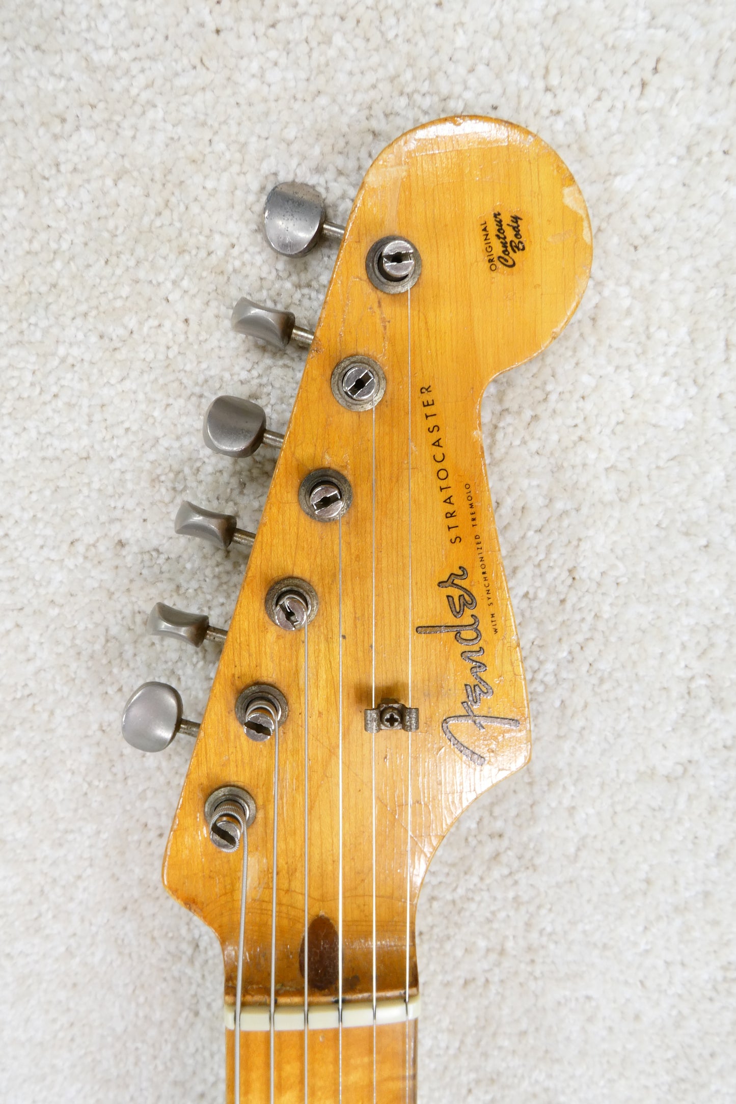 Fender  Stratocaster 1958 - Black Krylon  Newer Tweed Hardshell Case