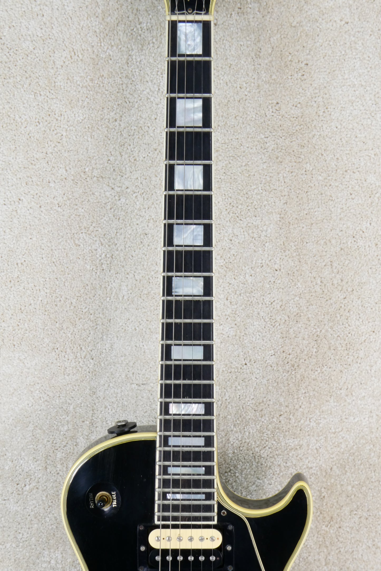 Gibson Les Paul Custom Ebony Black W/Lollar Imperial pickups OHSC